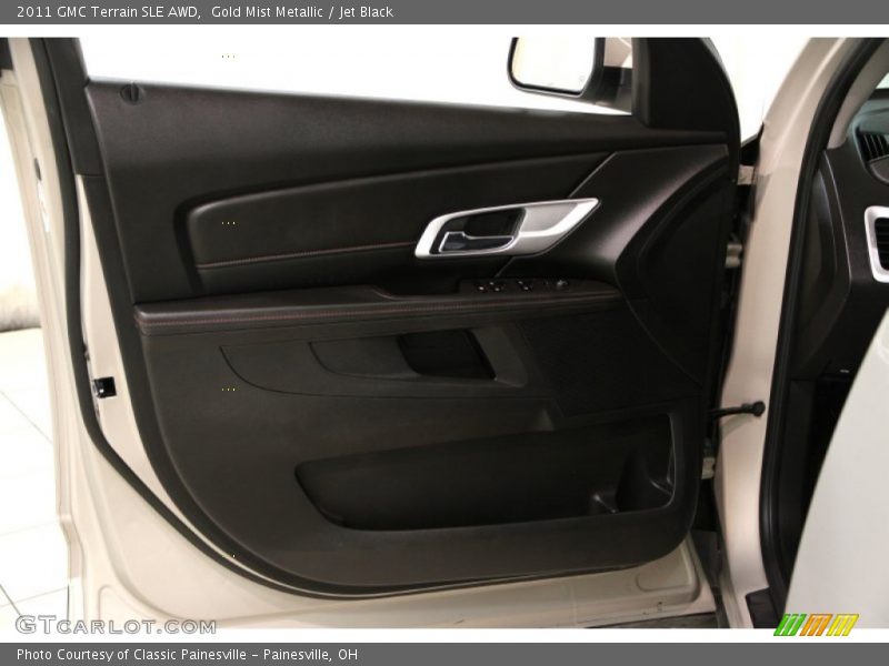 Gold Mist Metallic / Jet Black 2011 GMC Terrain SLE AWD