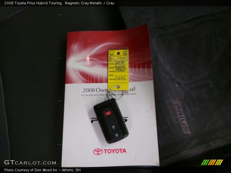 Magnetic Gray Metallic / Gray 2008 Toyota Prius Hybrid Touring
