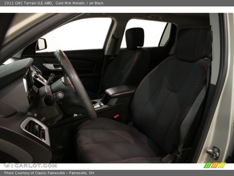 Gold Mist Metallic / Jet Black 2011 GMC Terrain SLE AWD