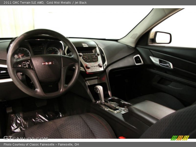 Gold Mist Metallic / Jet Black 2011 GMC Terrain SLE AWD