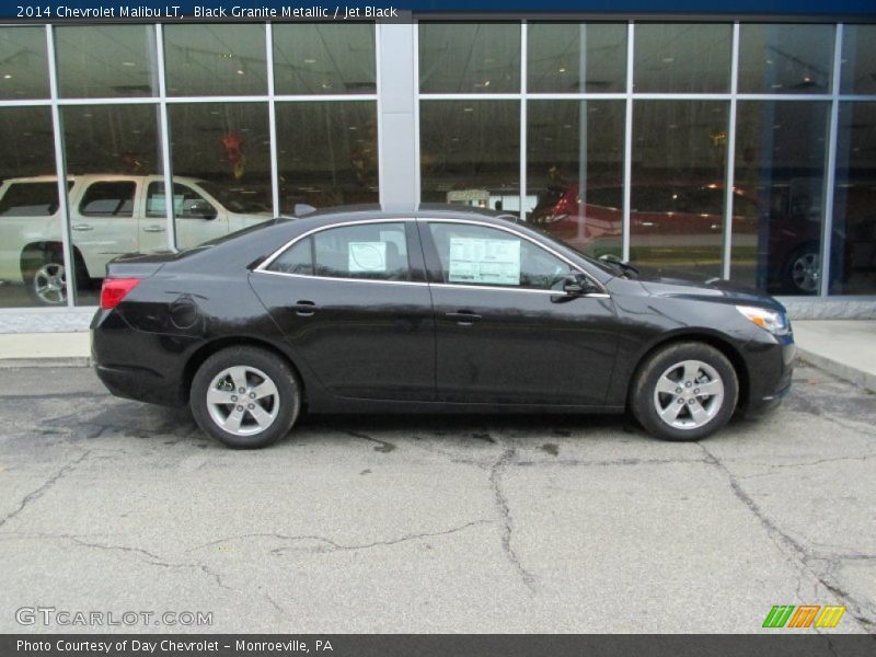 Black Granite Metallic / Jet Black 2014 Chevrolet Malibu LT