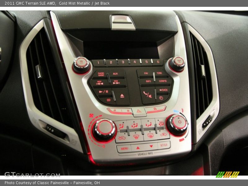 Gold Mist Metallic / Jet Black 2011 GMC Terrain SLE AWD