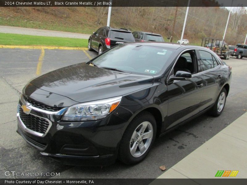 Black Granite Metallic / Jet Black 2014 Chevrolet Malibu LT