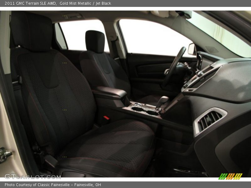 Gold Mist Metallic / Jet Black 2011 GMC Terrain SLE AWD