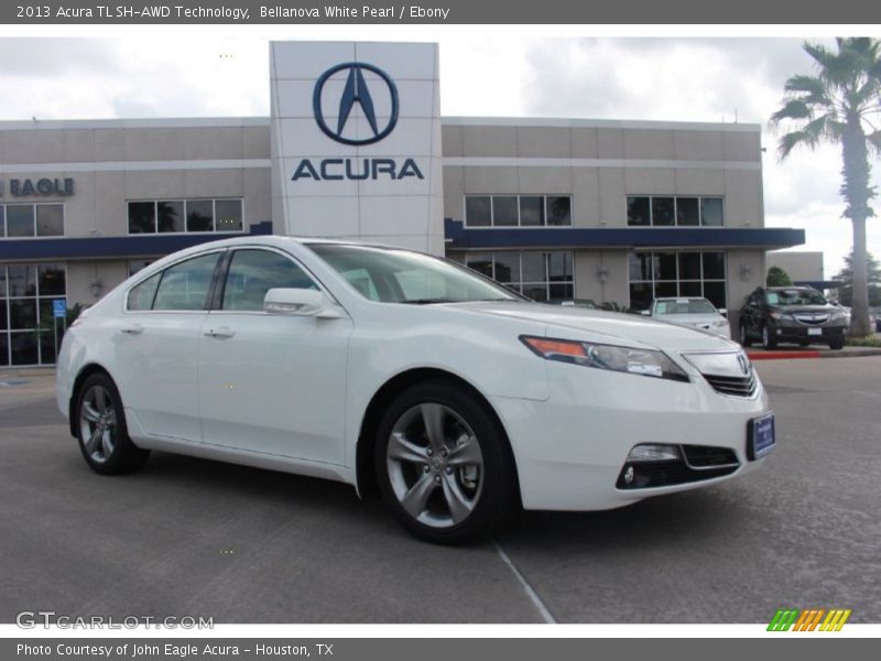 Bellanova White Pearl / Ebony 2013 Acura TL SH-AWD Technology