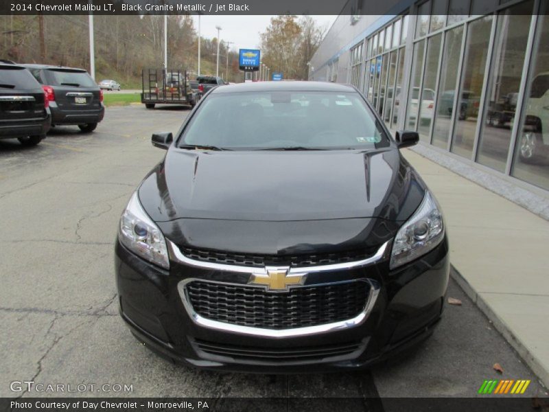 Black Granite Metallic / Jet Black 2014 Chevrolet Malibu LT