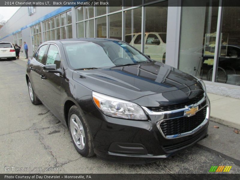 Black Granite Metallic / Jet Black 2014 Chevrolet Malibu LT