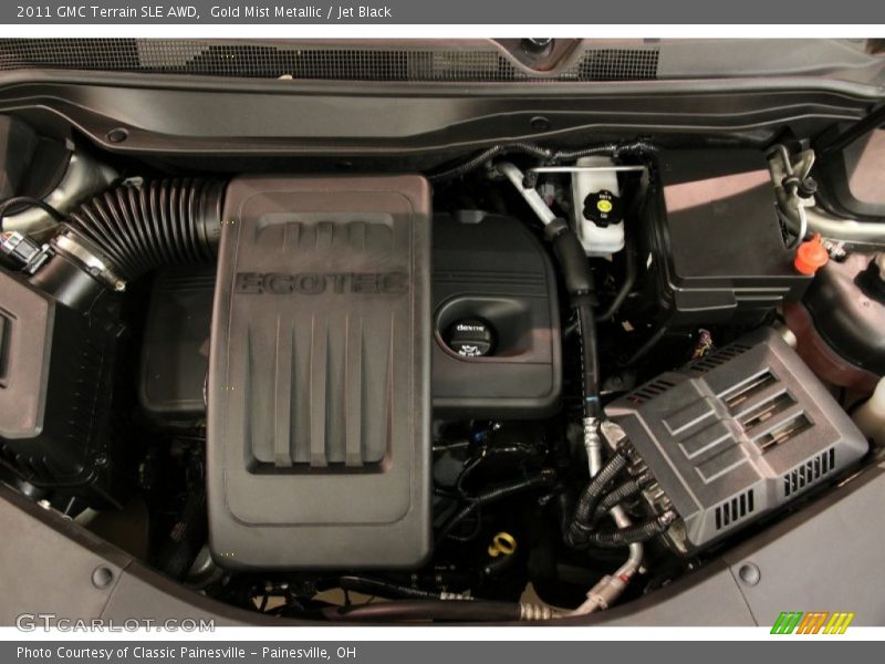Gold Mist Metallic / Jet Black 2011 GMC Terrain SLE AWD
