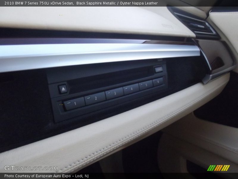 Black Sapphire Metallic / Oyster Nappa Leather 2010 BMW 7 Series 750Li xDrive Sedan