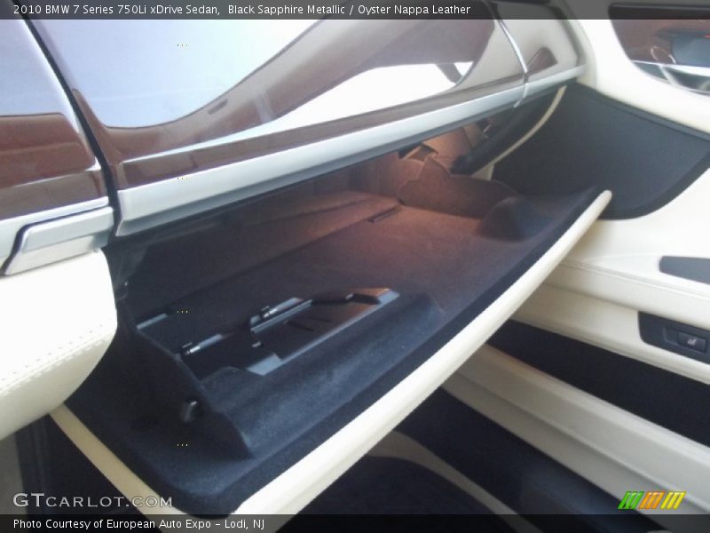 Black Sapphire Metallic / Oyster Nappa Leather 2010 BMW 7 Series 750Li xDrive Sedan