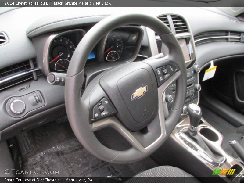 Black Granite Metallic / Jet Black 2014 Chevrolet Malibu LT