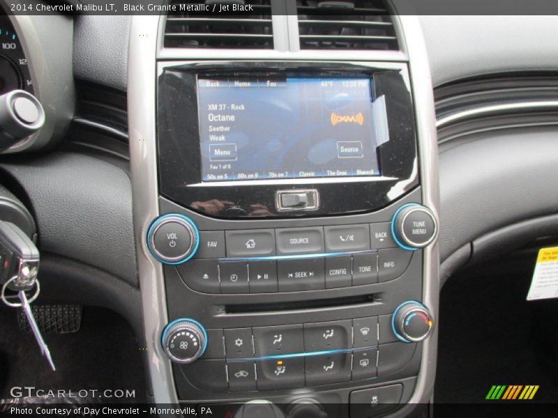 Black Granite Metallic / Jet Black 2014 Chevrolet Malibu LT
