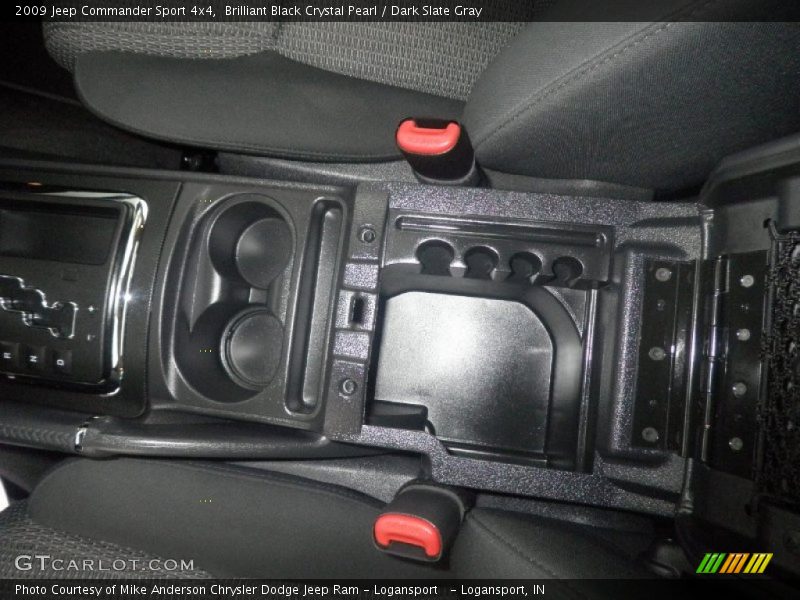 Brilliant Black Crystal Pearl / Dark Slate Gray 2009 Jeep Commander Sport 4x4