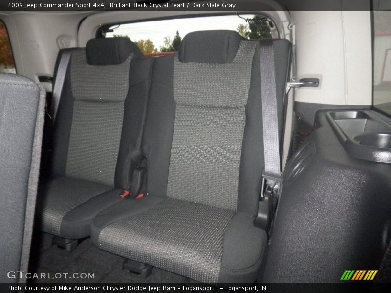 Brilliant Black Crystal Pearl / Dark Slate Gray 2009 Jeep Commander Sport 4x4