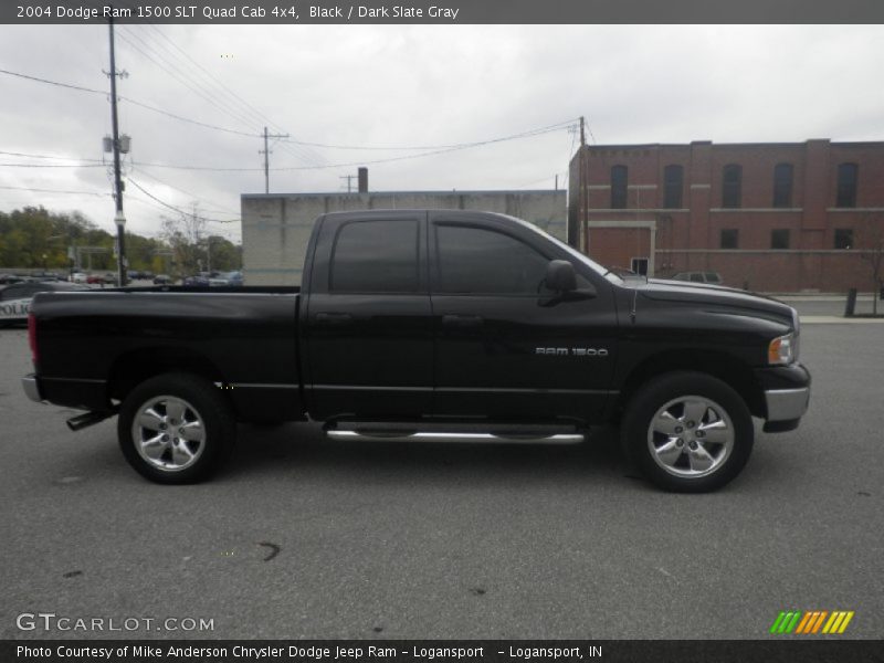 Black / Dark Slate Gray 2004 Dodge Ram 1500 SLT Quad Cab 4x4