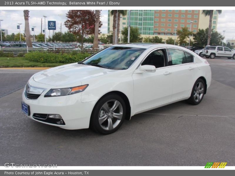 Bellanova White Pearl / Ebony 2013 Acura TL SH-AWD Technology