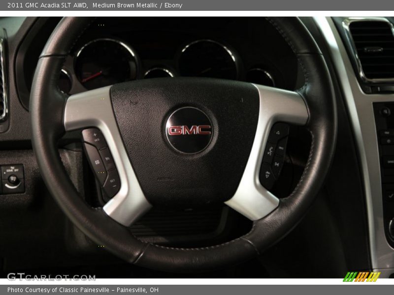 Medium Brown Metallic / Ebony 2011 GMC Acadia SLT AWD
