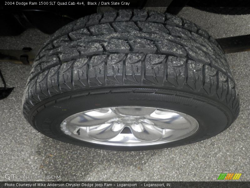 Black / Dark Slate Gray 2004 Dodge Ram 1500 SLT Quad Cab 4x4