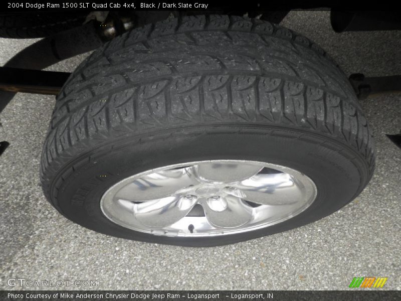 Black / Dark Slate Gray 2004 Dodge Ram 1500 SLT Quad Cab 4x4
