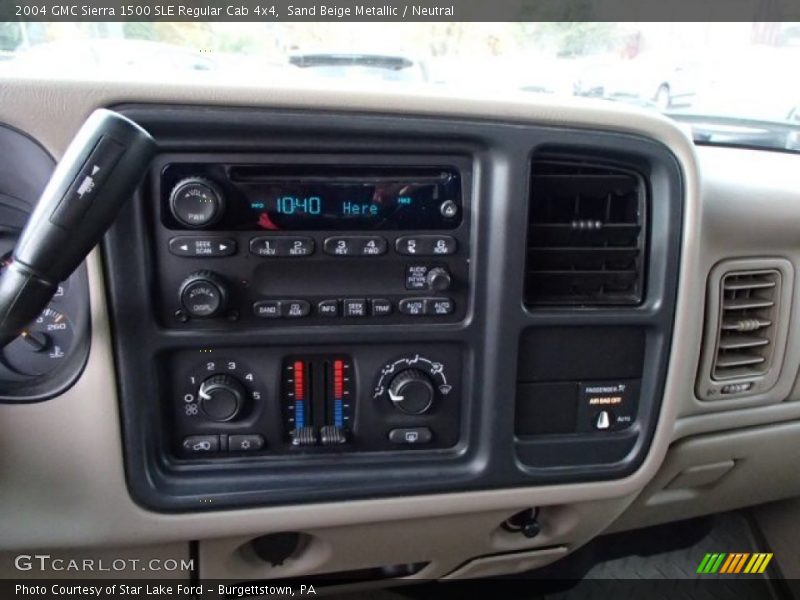 Sand Beige Metallic / Neutral 2004 GMC Sierra 1500 SLE Regular Cab 4x4