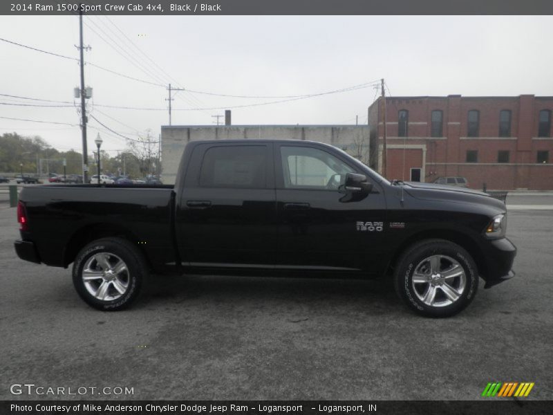 Black / Black 2014 Ram 1500 Sport Crew Cab 4x4