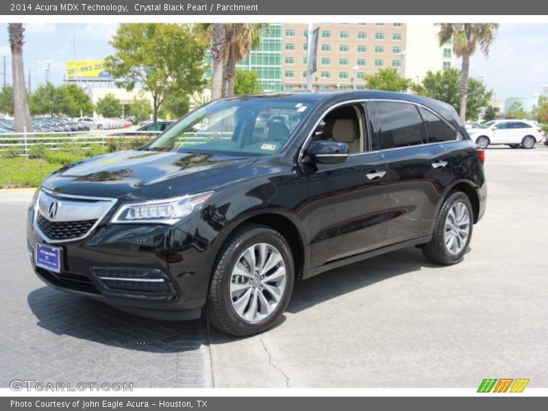 Crystal Black Pearl / Parchment 2014 Acura MDX Technology