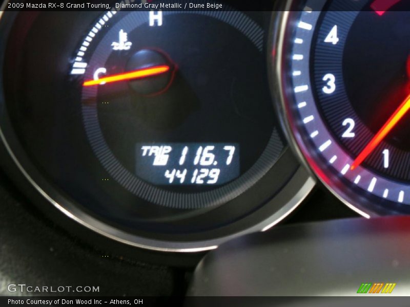 Diamond Gray Metallic / Dune Beige 2009 Mazda RX-8 Grand Touring