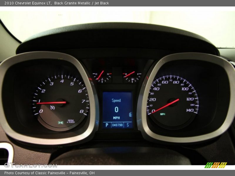 Black Granite Metallic / Jet Black 2010 Chevrolet Equinox LT