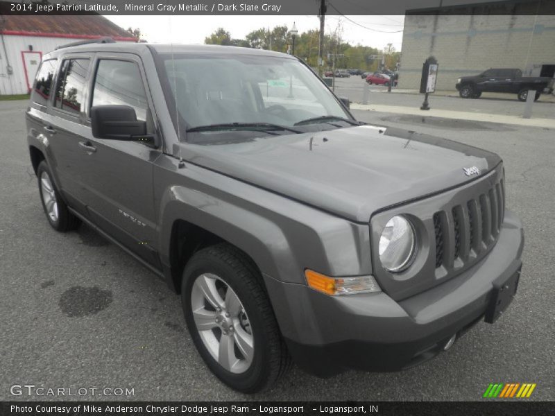 Mineral Gray Metallic / Dark Slate Gray 2014 Jeep Patriot Latitude
