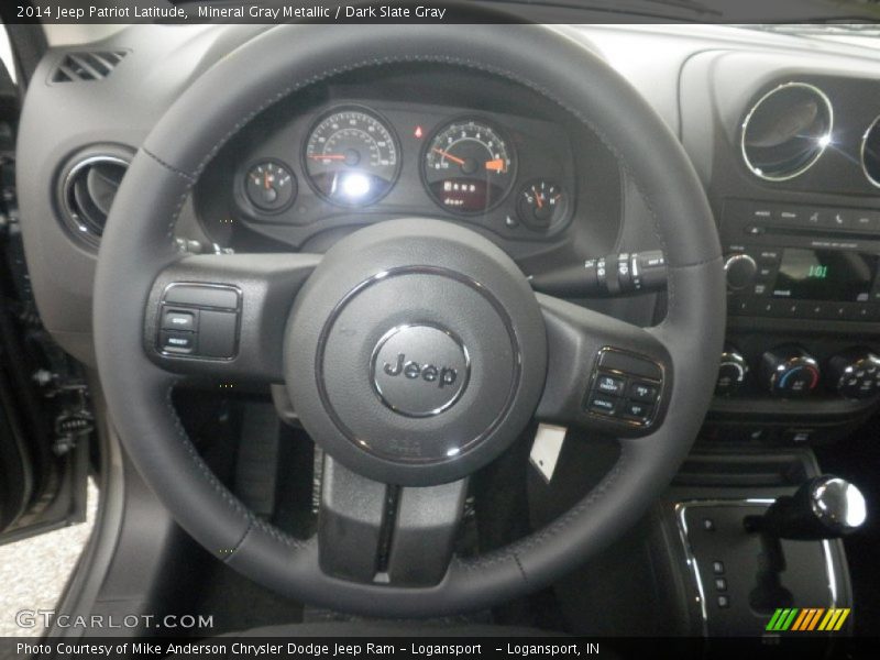 Mineral Gray Metallic / Dark Slate Gray 2014 Jeep Patriot Latitude