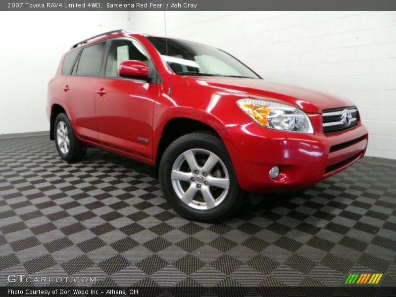 Barcelona Red Pearl / Ash Gray 2007 Toyota RAV4 Limited 4WD
