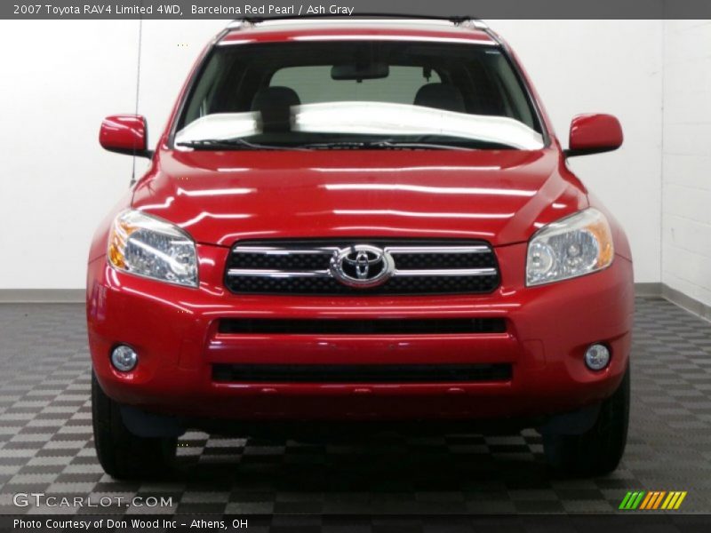 Barcelona Red Pearl / Ash Gray 2007 Toyota RAV4 Limited 4WD