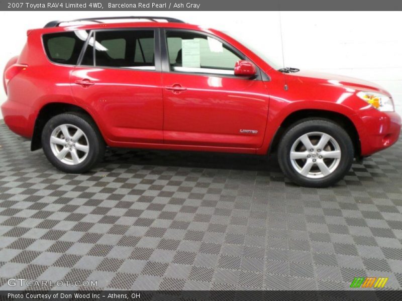Barcelona Red Pearl / Ash Gray 2007 Toyota RAV4 Limited 4WD