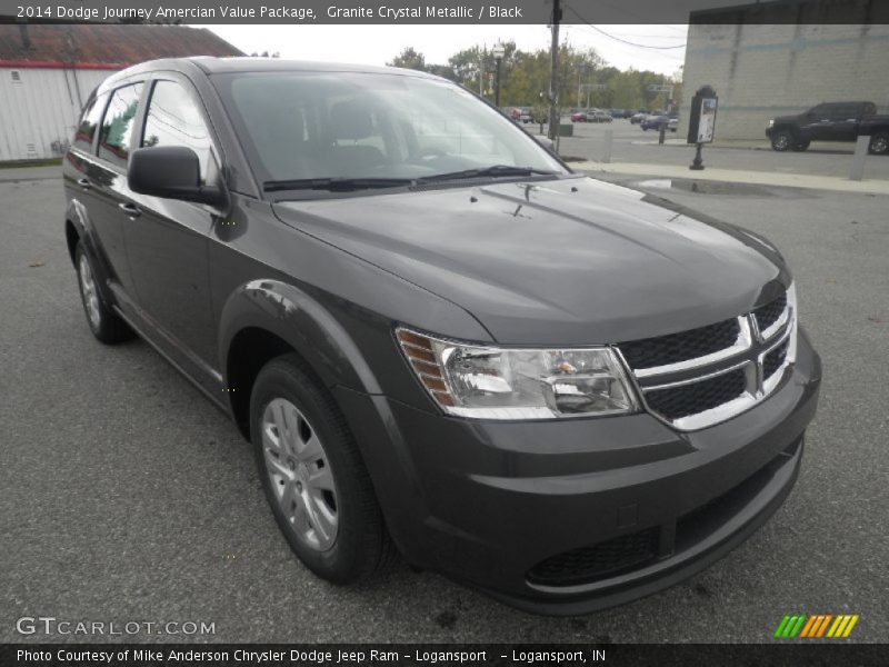 Granite Crystal Metallic / Black 2014 Dodge Journey Amercian Value Package