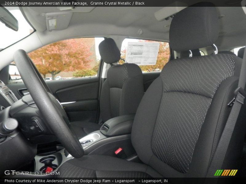 Granite Crystal Metallic / Black 2014 Dodge Journey Amercian Value Package