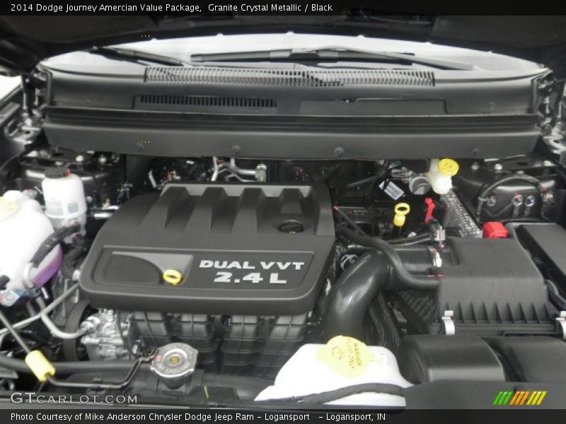 Granite Crystal Metallic / Black 2014 Dodge Journey Amercian Value Package