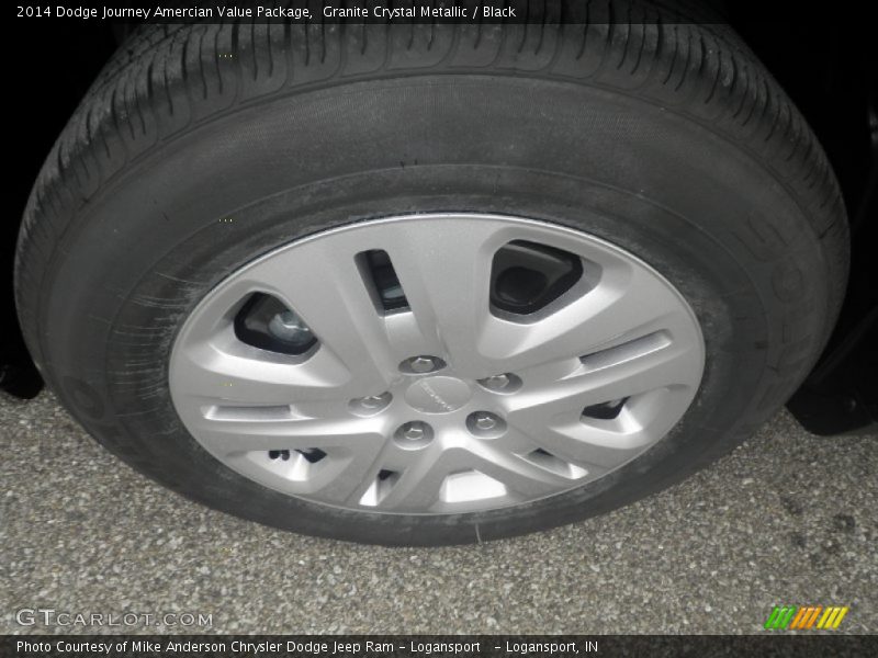 Granite Crystal Metallic / Black 2014 Dodge Journey Amercian Value Package