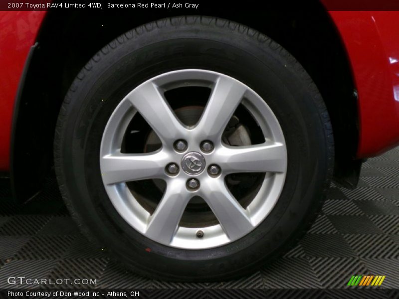 Barcelona Red Pearl / Ash Gray 2007 Toyota RAV4 Limited 4WD
