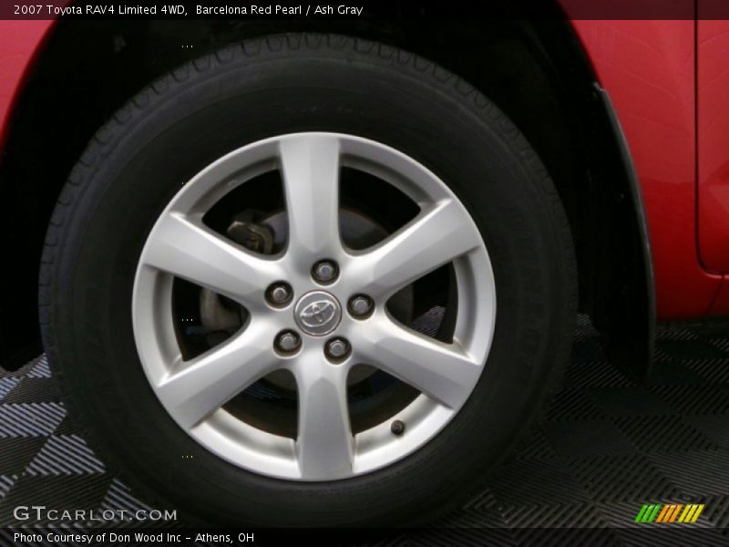 Barcelona Red Pearl / Ash Gray 2007 Toyota RAV4 Limited 4WD