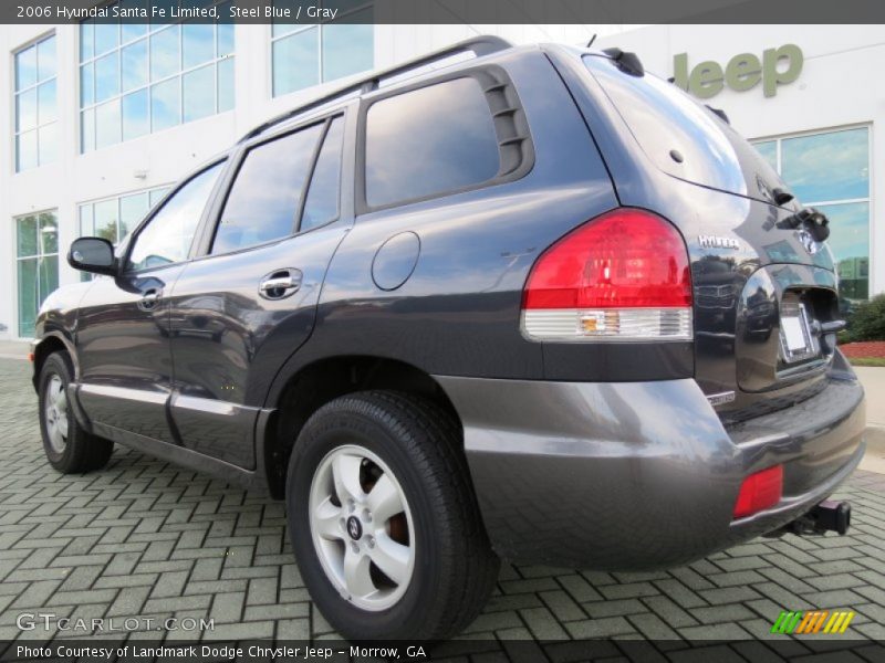 Steel Blue / Gray 2006 Hyundai Santa Fe Limited