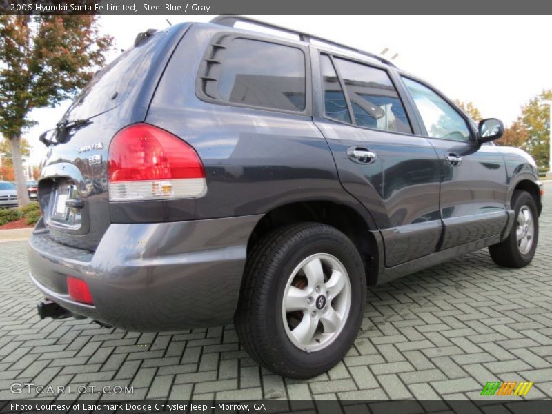 Steel Blue / Gray 2006 Hyundai Santa Fe Limited