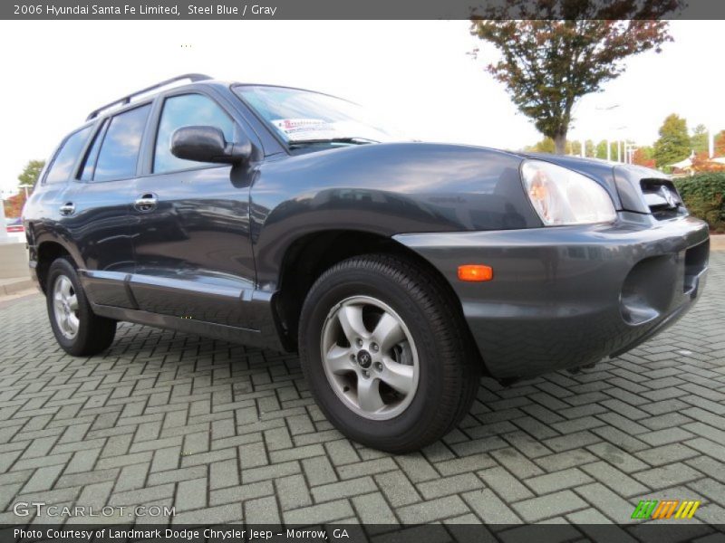 Steel Blue / Gray 2006 Hyundai Santa Fe Limited