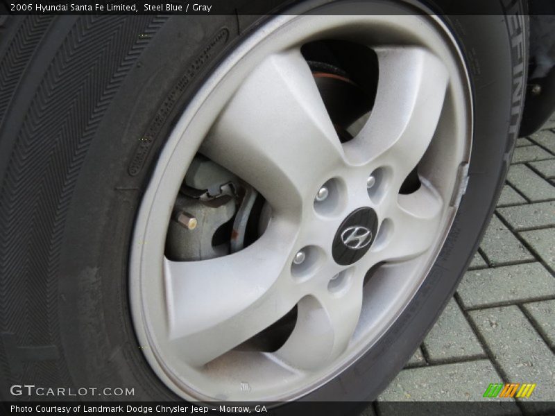 Steel Blue / Gray 2006 Hyundai Santa Fe Limited