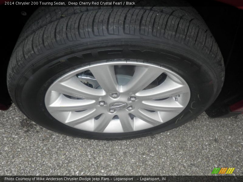 Deep Cherry Red Crystal Pearl / Black 2014 Chrysler 200 Touring Sedan