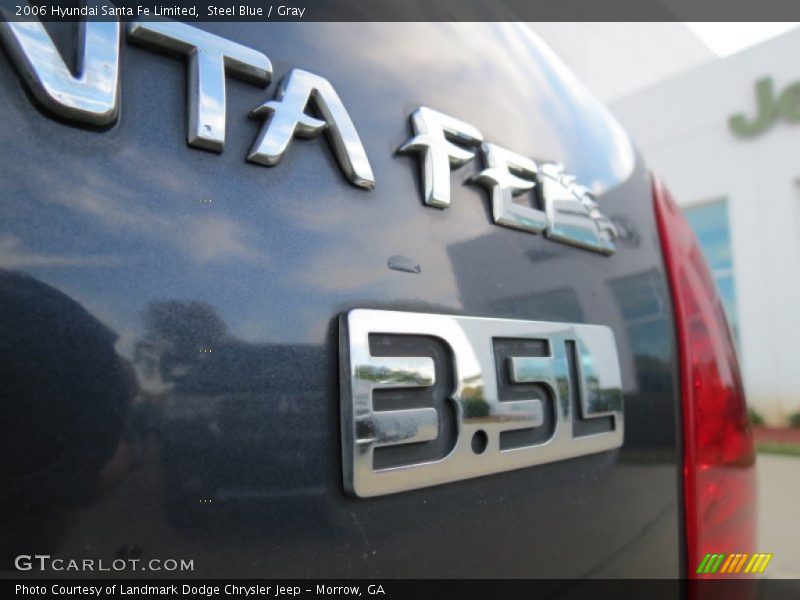 Steel Blue / Gray 2006 Hyundai Santa Fe Limited