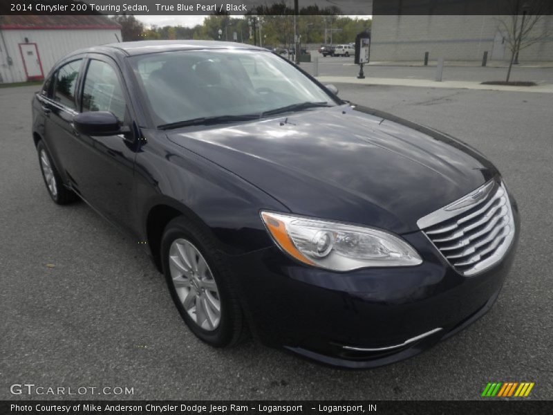 True Blue Pearl / Black 2014 Chrysler 200 Touring Sedan