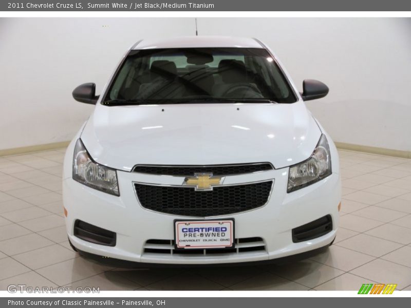 Summit White / Jet Black/Medium Titanium 2011 Chevrolet Cruze LS