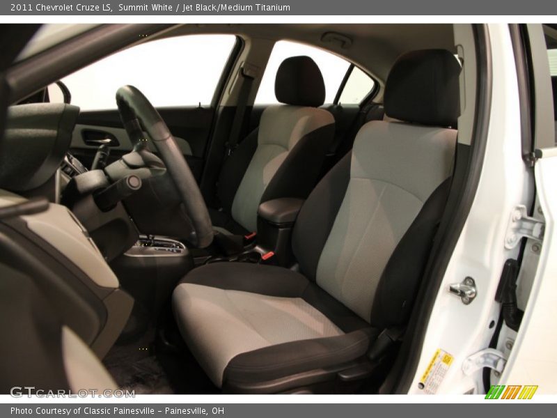 Summit White / Jet Black/Medium Titanium 2011 Chevrolet Cruze LS