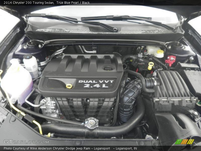 True Blue Pearl / Black 2014 Chrysler 200 Touring Sedan