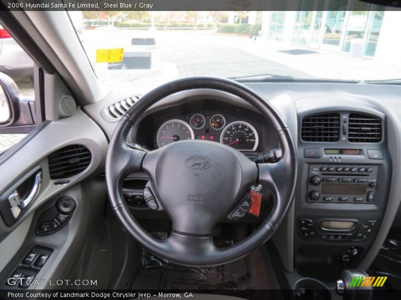 Steel Blue / Gray 2006 Hyundai Santa Fe Limited